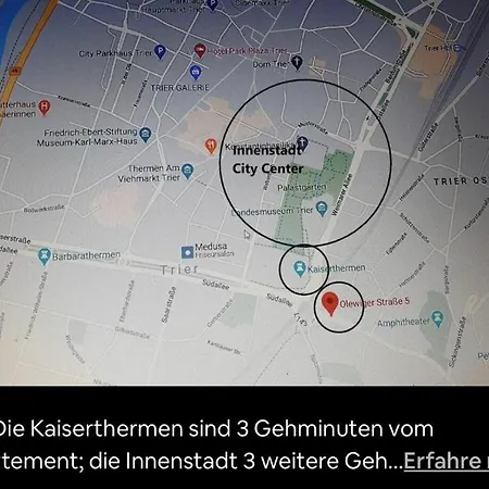 Emperors Baths - Cozy Modern Appartement Trèves