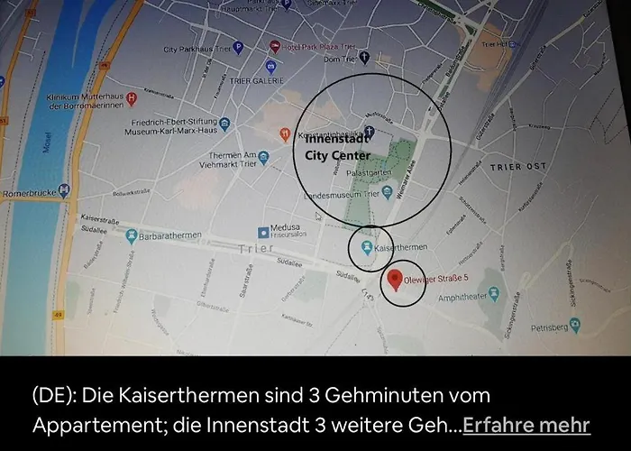 Emperors Baths - Cozy Modern Appartement Trèves