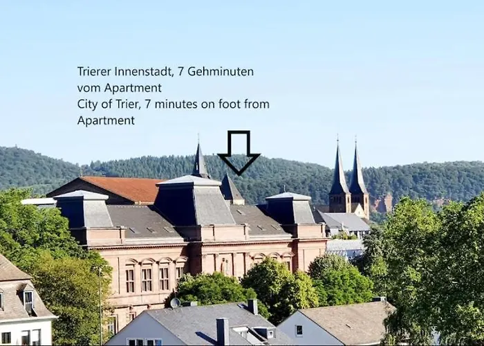 Emperors Baths - Cozy Modern Apartment Trier